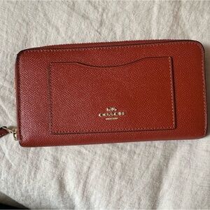 Coach Wallet - Terracotta Leather, Gold Hardware